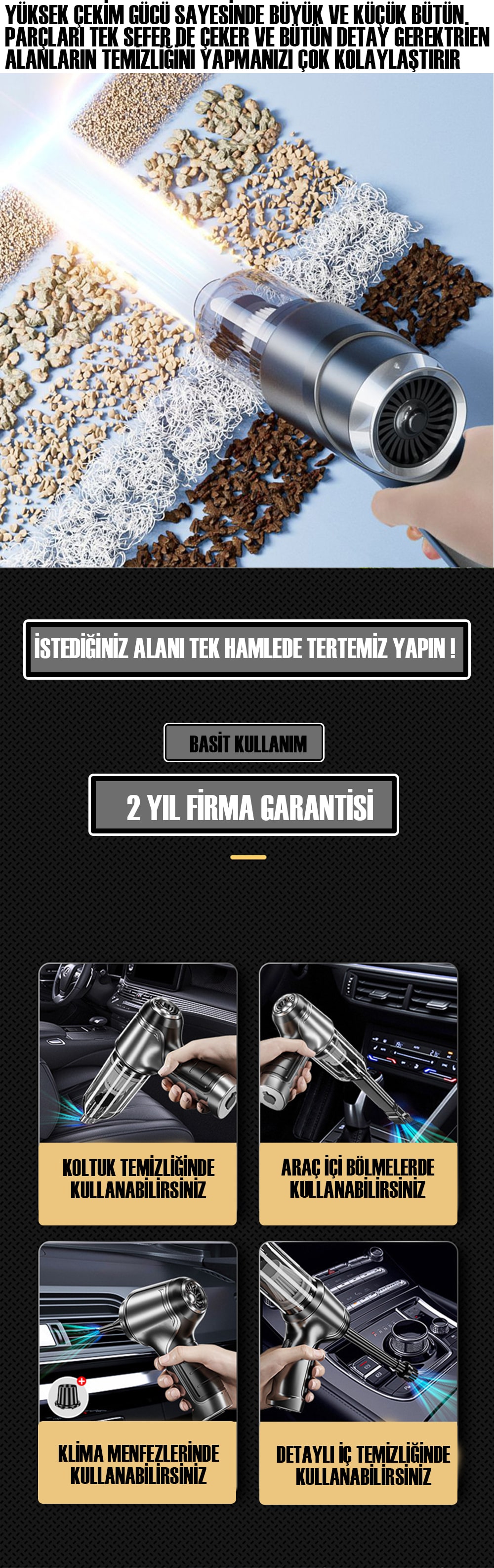 Araç Süpürgesi Detay