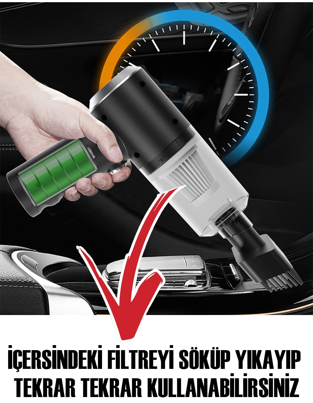 Araç Süpürgesi Kullanım